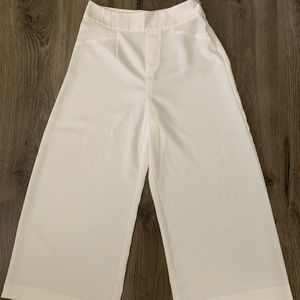 Bershka off white culottes